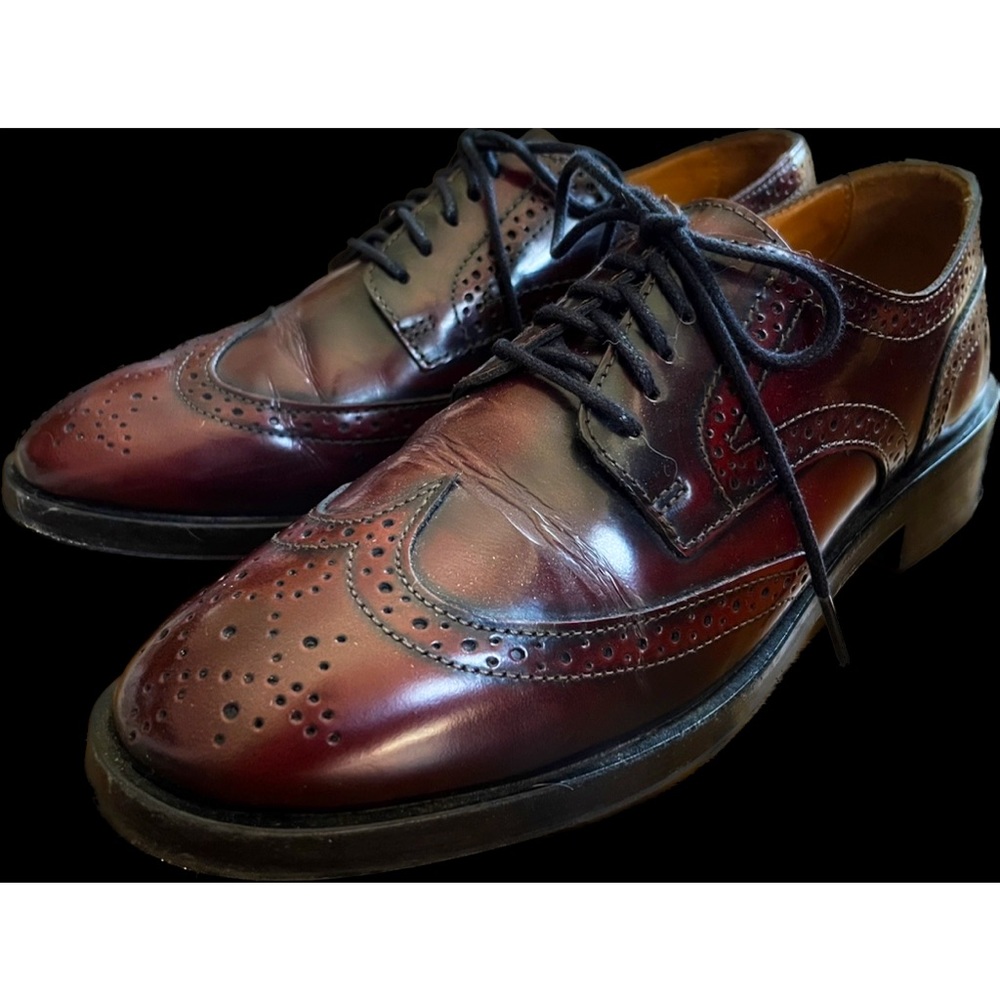& Other Stories Oxblood Wingtip Brogues